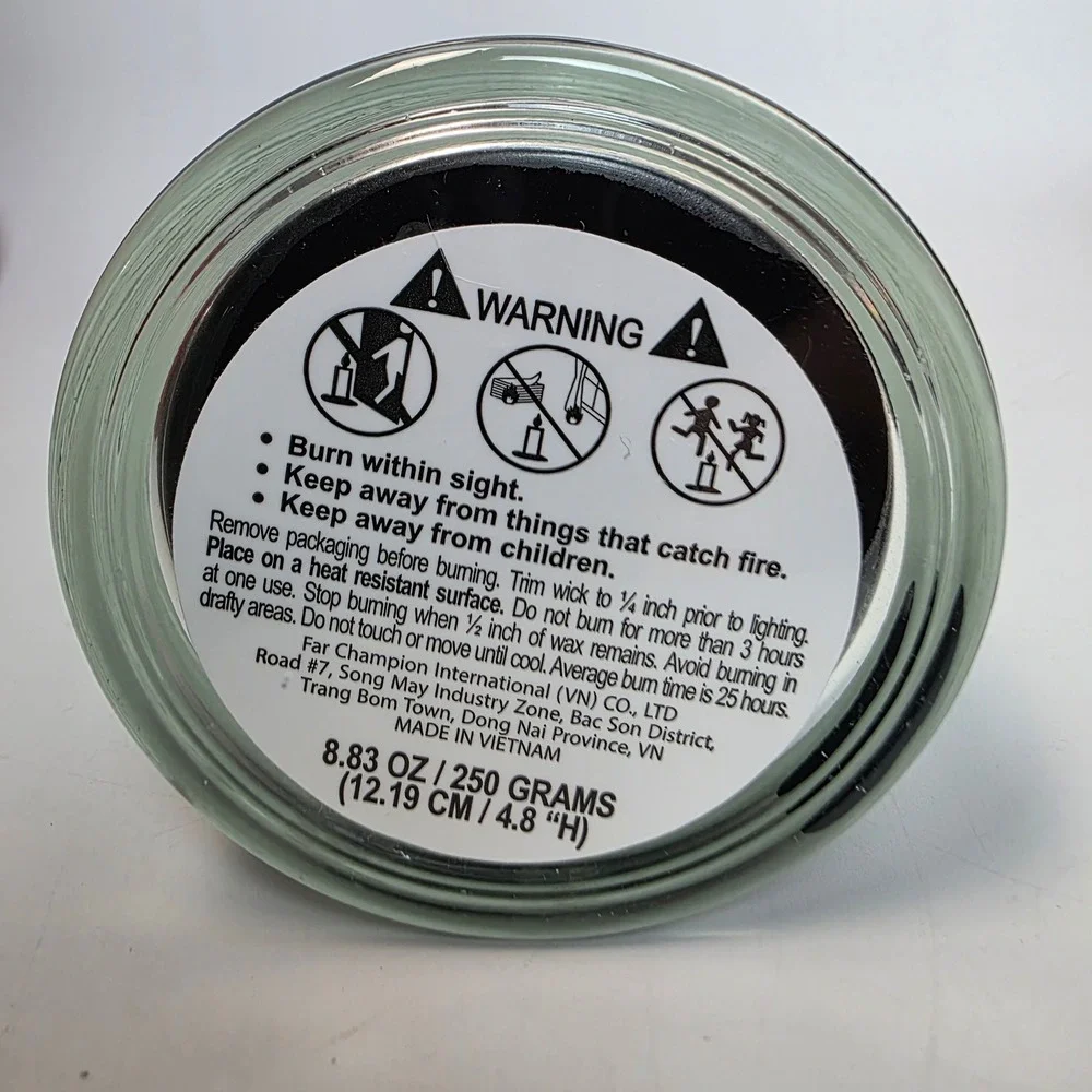 Martha Stewart Halloween Bride of Frankenstein Soy Wax Candle 8.83oz Black Green